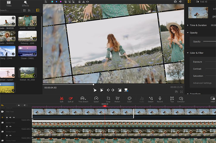 Split Screen Layout