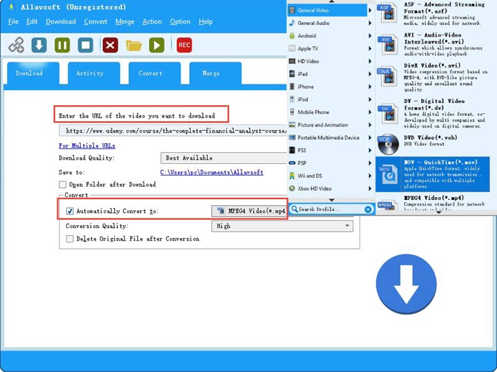 Udemy downloader - Allavsoft