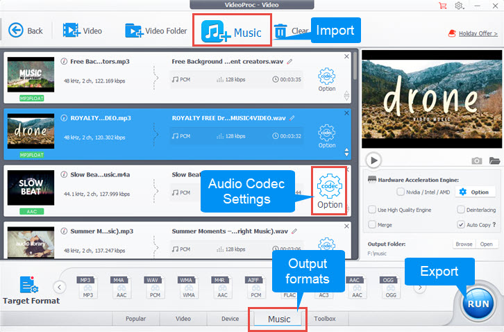 VideoProc Converter AI - Best Audio Converter