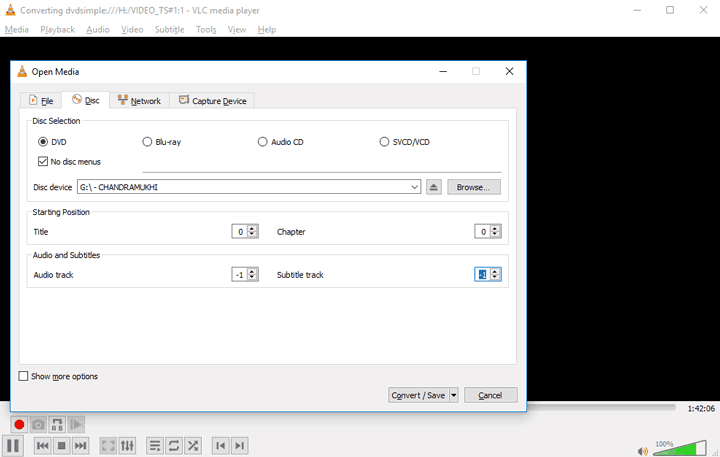 Video auswählen - H.264 + MP3 (MP4)