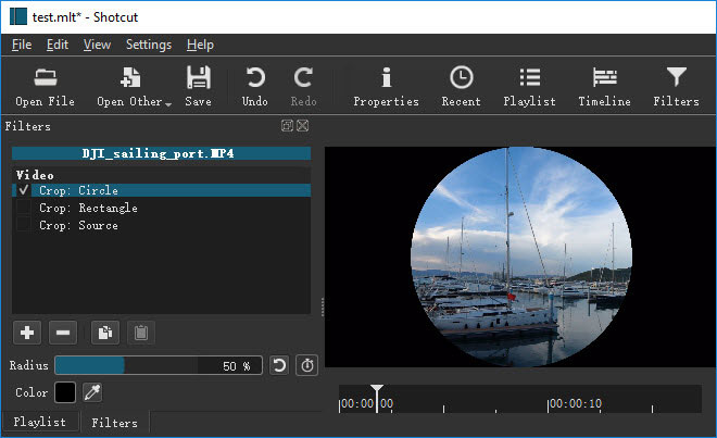 How to Crop Video in Shotcut