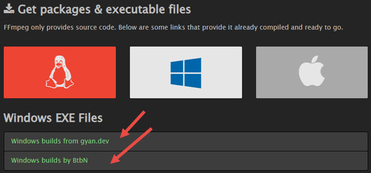 Gyan or Btbn - Choose FFmpeg Verison on Windows