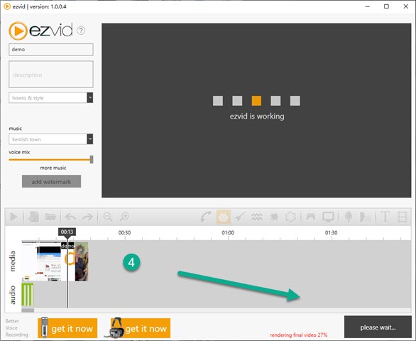 How to record your screen with Ezvid– Step 4