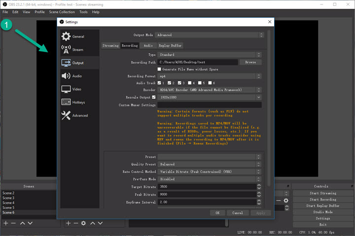 How to record your screen with OBS – Step 1