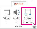how to record your screen with PowerPoint – Step 1