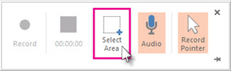 how to record your screen with PowerPoint – Step 2
