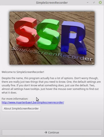 How to record your screen with SimpleScreenRecorder – Step 2