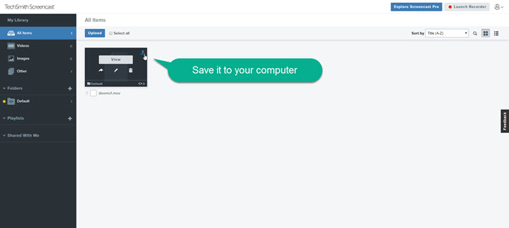 How to record your screen with TechSmith Capture – Step 4