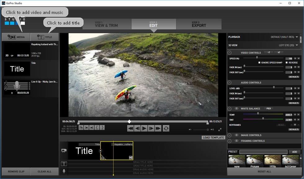 Das beste GoPro-Bearbeitungsprogramm für Anfänger - GoPro Studio