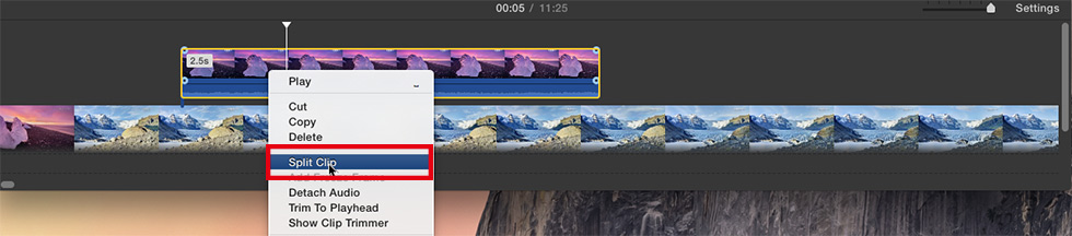 split mp4 imovie