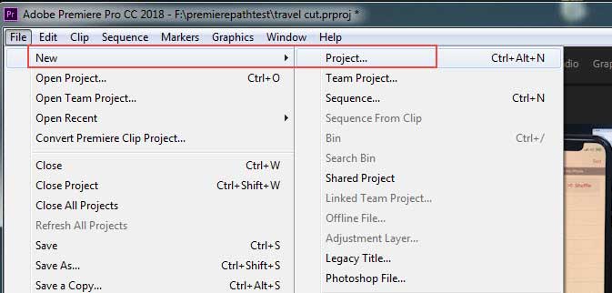 Import Video to Premiere Pro