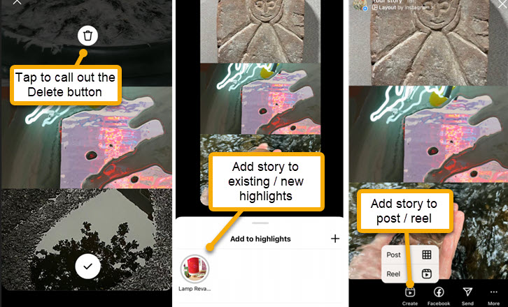 Instagram Story Share and Edit
