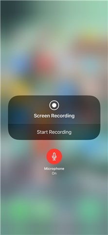 iPhone Screen Recorder microphone on off