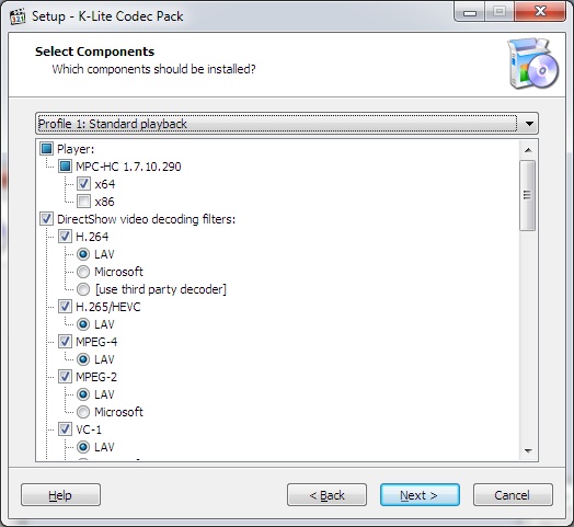 Install K-Lite Codec Pack on Windows