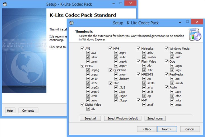 Download K-Lite Mega Codec Packs
