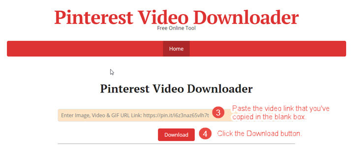 Online Pinterest Video Downloader