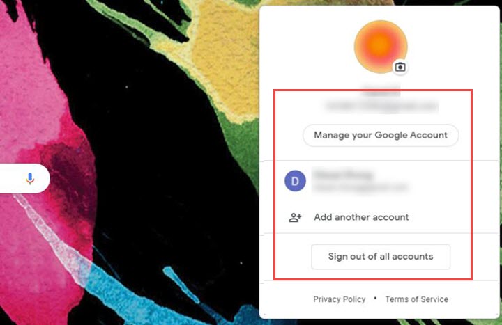 Remove account to play MP4 in Google Drive