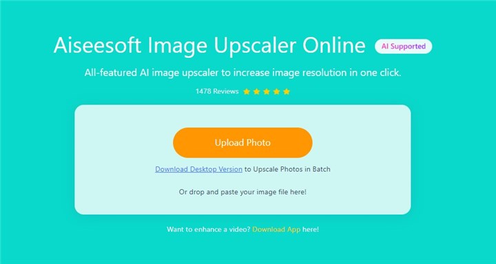 Remini Alternatives - Aiseesoft Image Upscaler