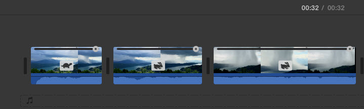 make videos fast/slow with speed editor in iMovie