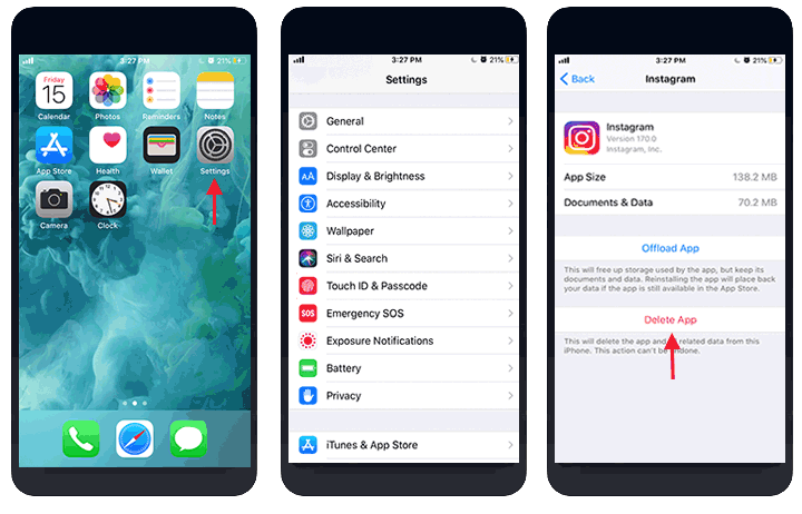 Clear Instagram Cache