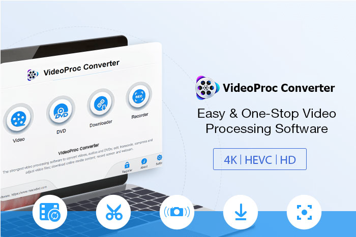 Easy and Fast 4K Video Editor - VideoProc Converter AI