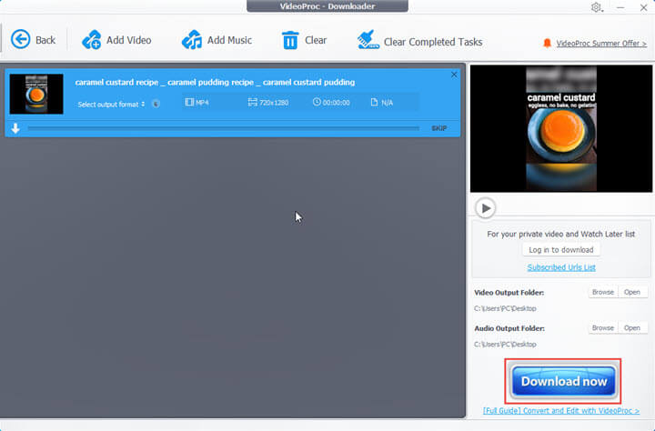 Download Video from Pinterest with VideoProc Converter AI