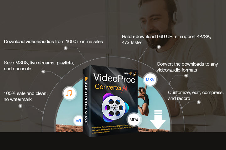 VideoProc Converter AI - Downloader