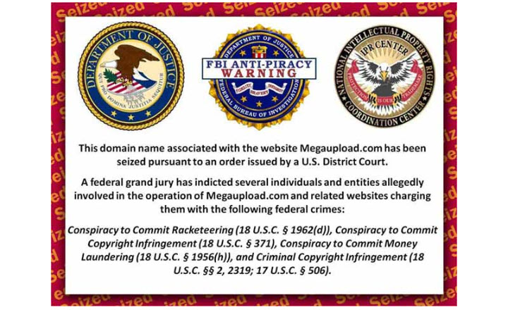 Megaupload shut down