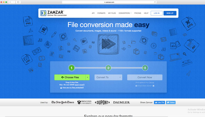 Zamzar fr Mac