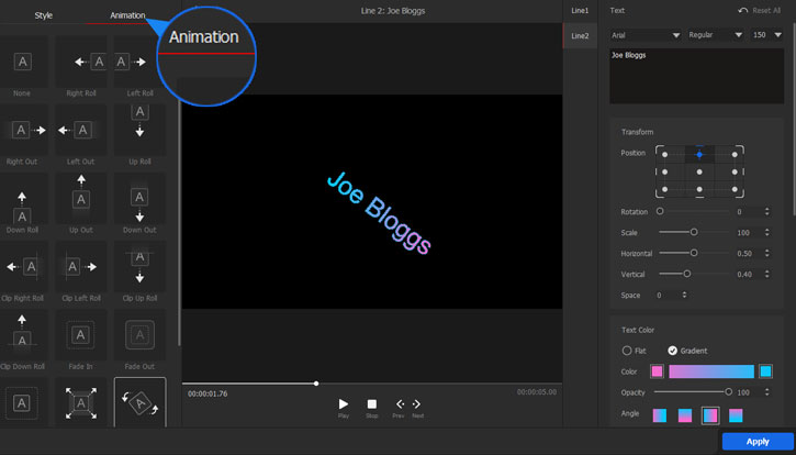 Text Animation